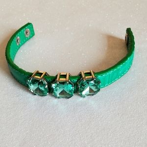 Crystal Leather Bracelet